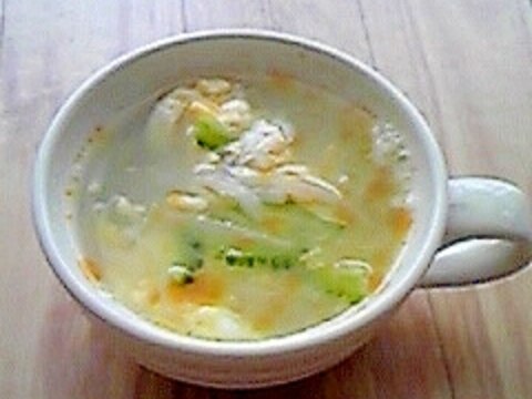 簡単☆ゴーヤと卵のスープ